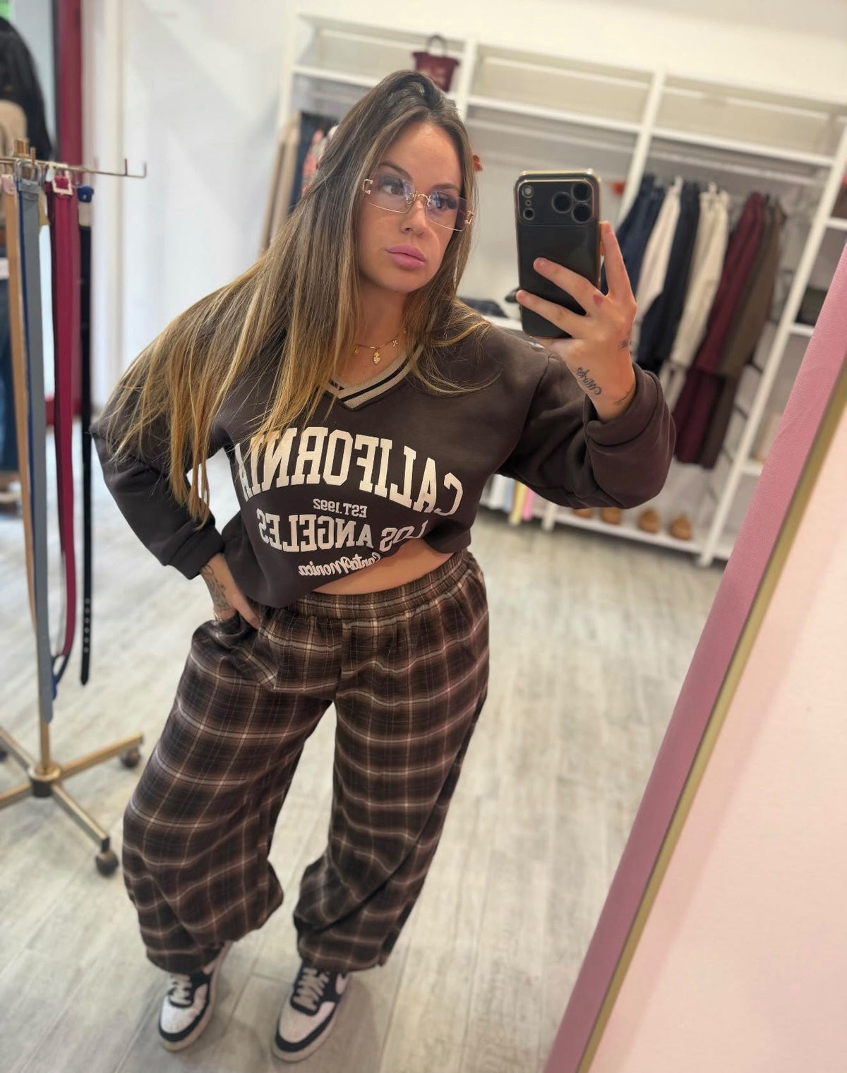 Pantalone scacchi